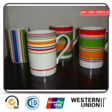 Multi-Color Ceramic Mug for Daily Use